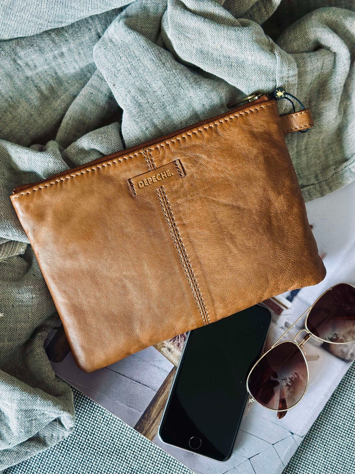 Clutch Alba - Cognac
