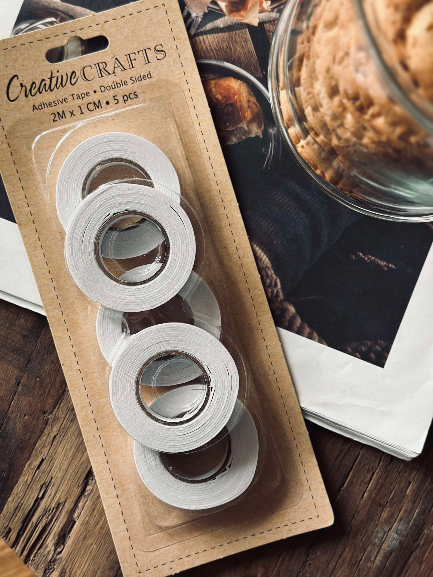 Dubbelsidig tejp - 5 st.