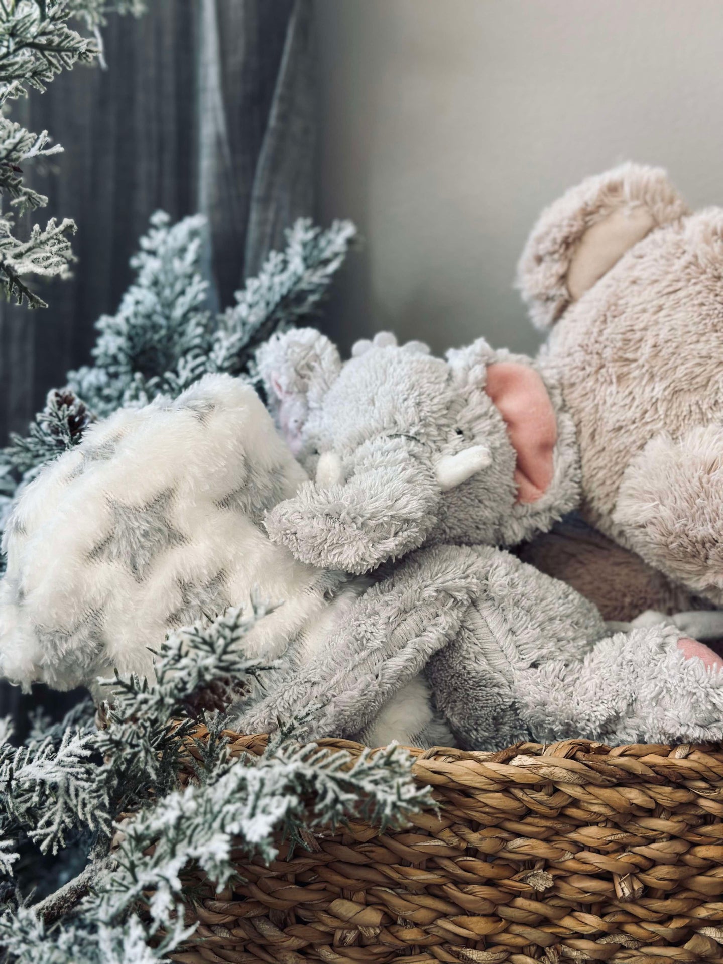 Babyfilt med nalle - Elefant