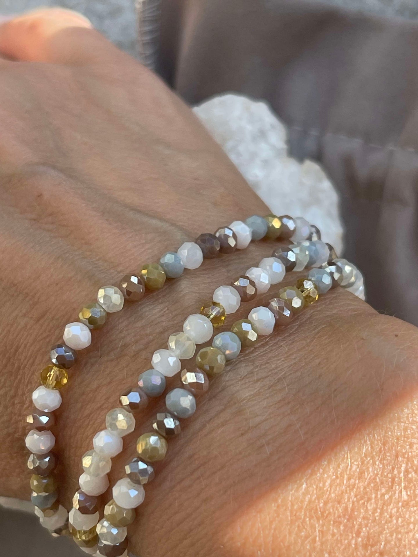 ANNA Nature Armband - Set med 3 st