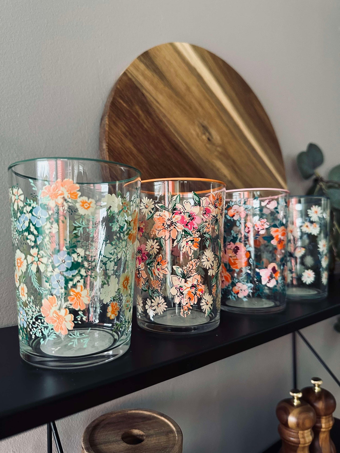 Dricksglas Flora - paket med 4 st