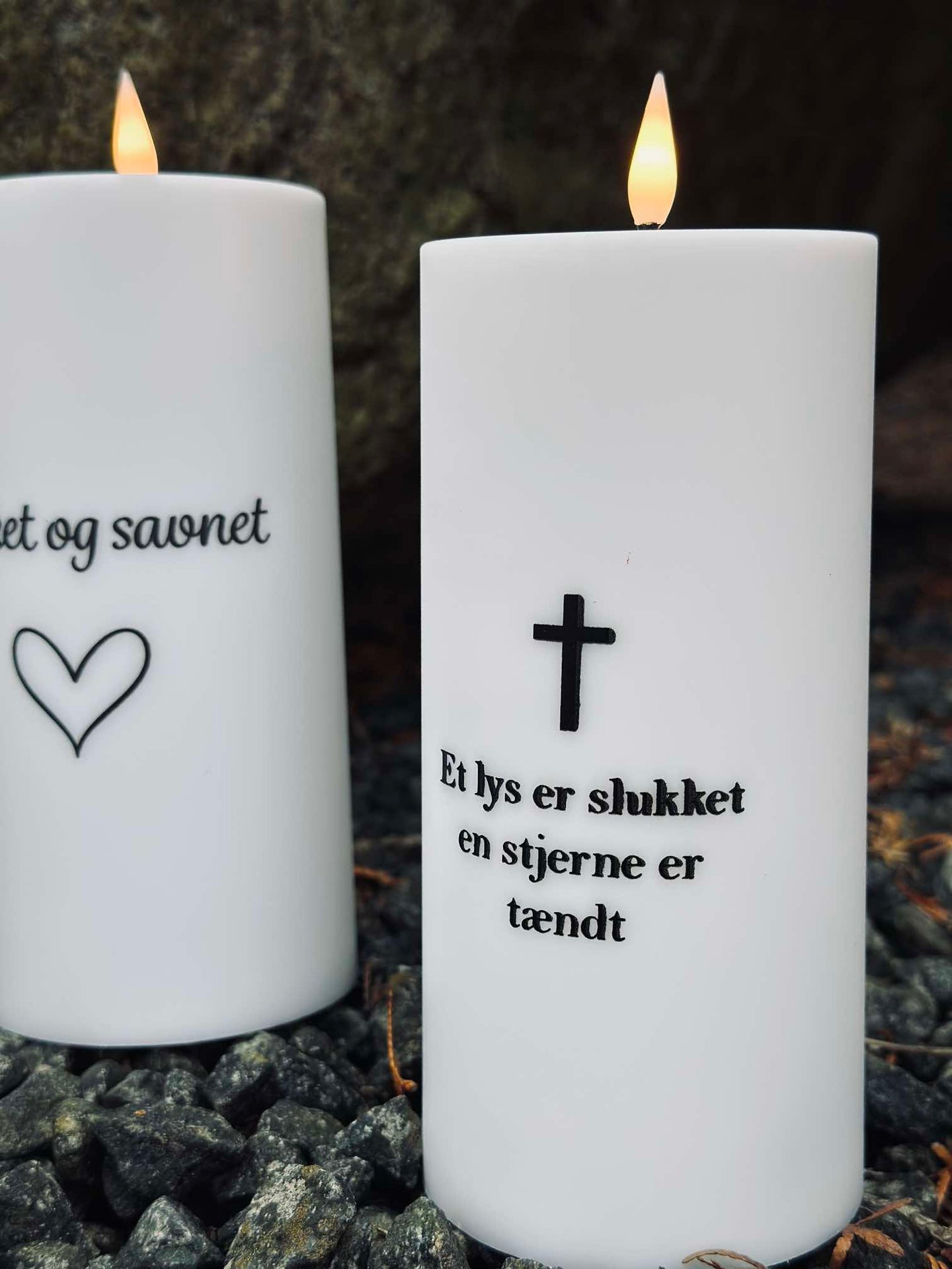 LED Gravlykta - Kors