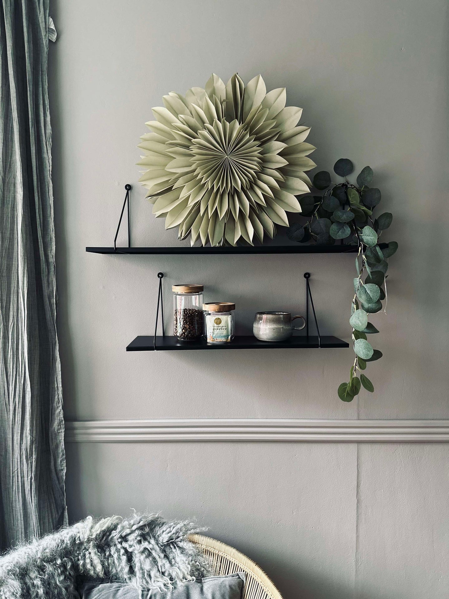 Stjärna Dusty green - 50 cm