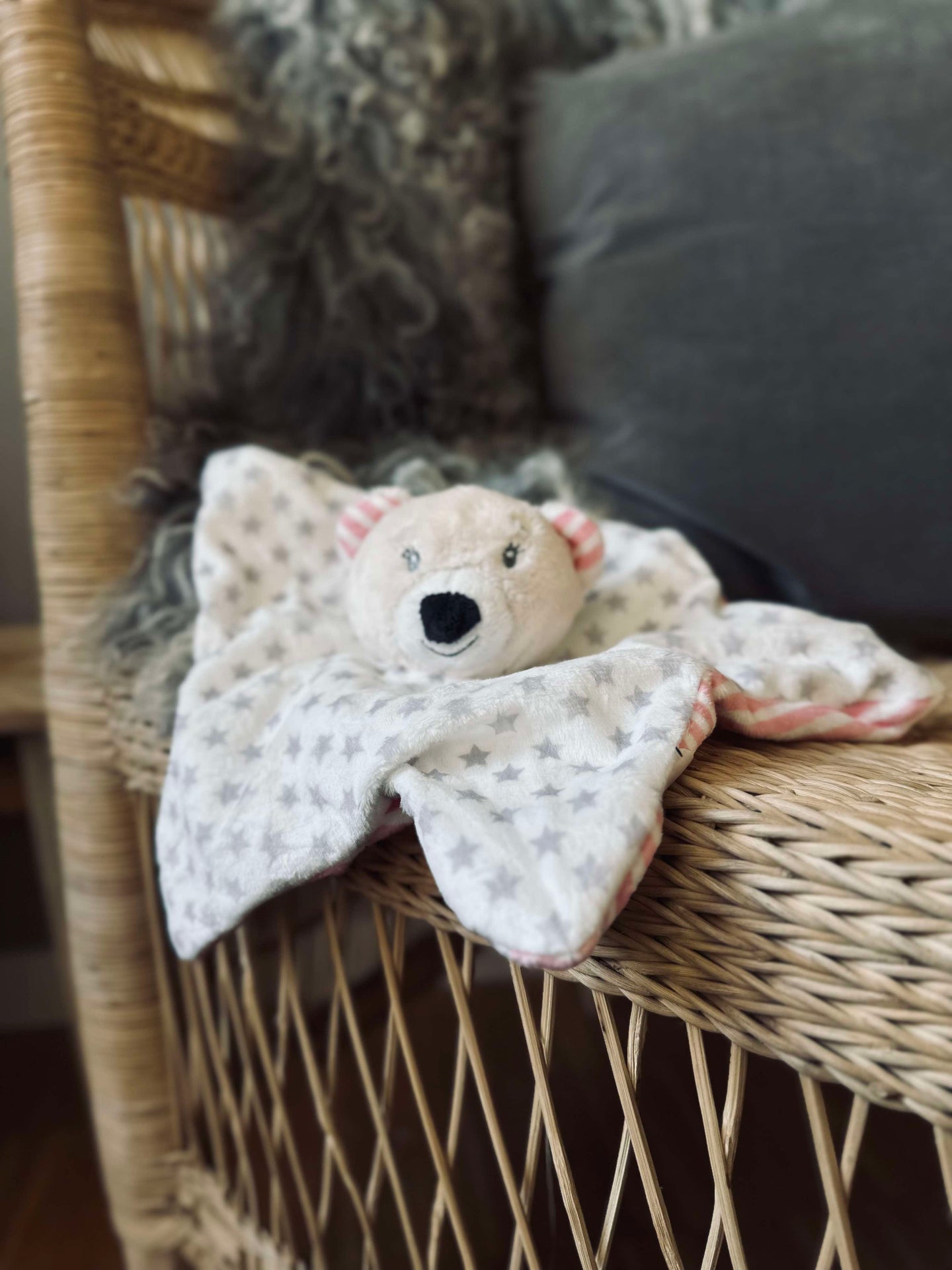 Snuttefilt för baby - Rosa