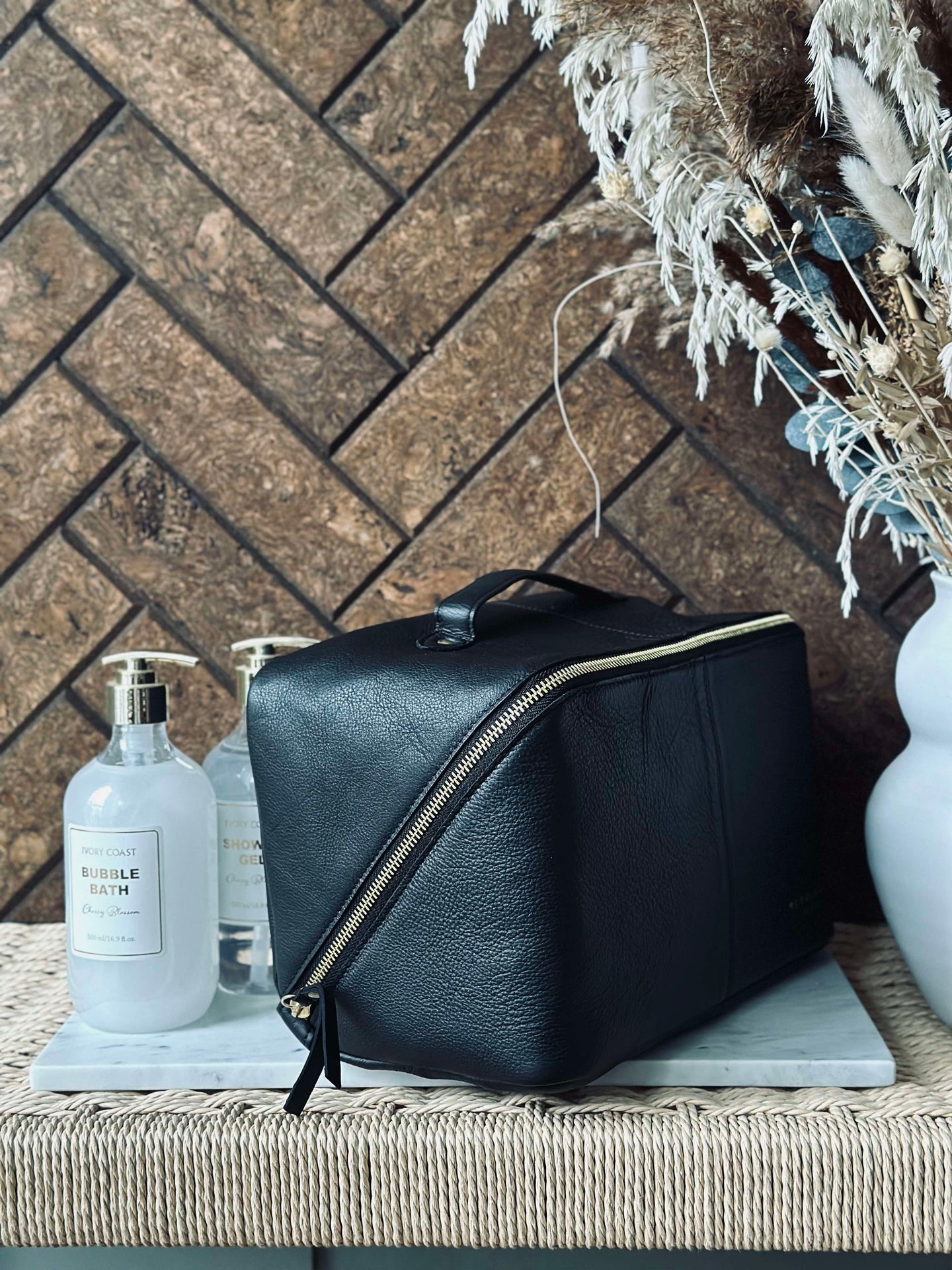 Necessär Halima Svart - Stor