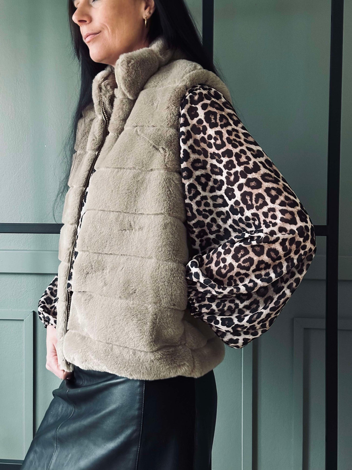Väst Mindy Ljus beige