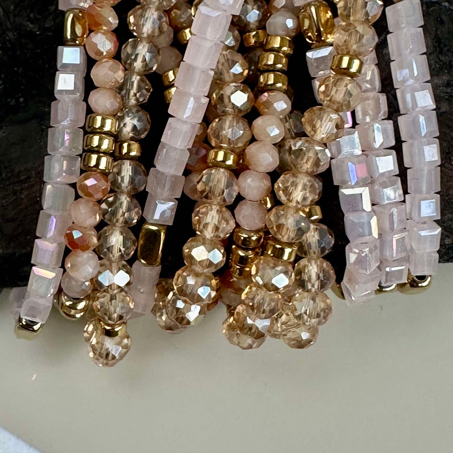 Merle Naturlig Armband - Set med 3 st