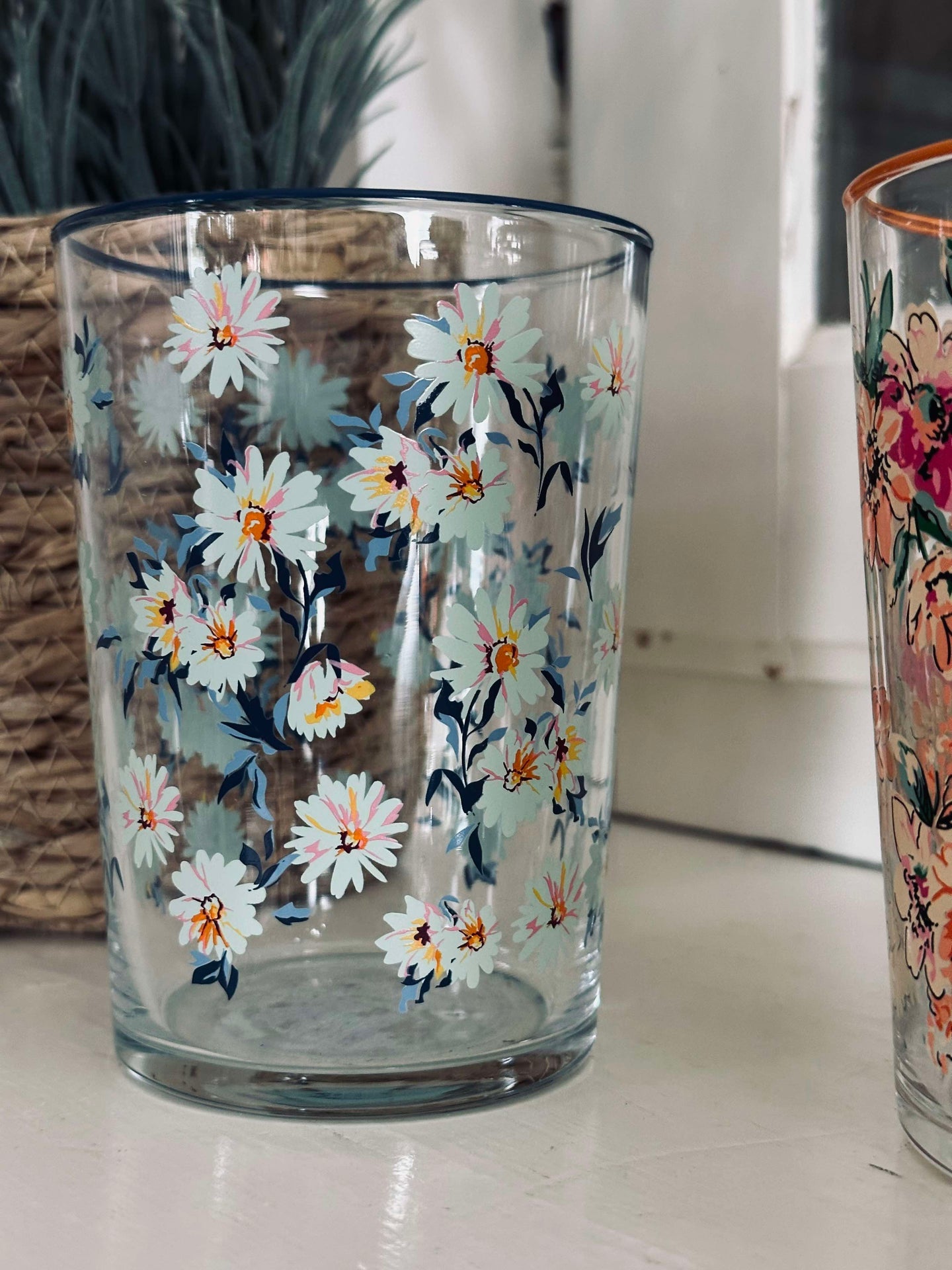 Dricksglas Flora - paket med 4 st