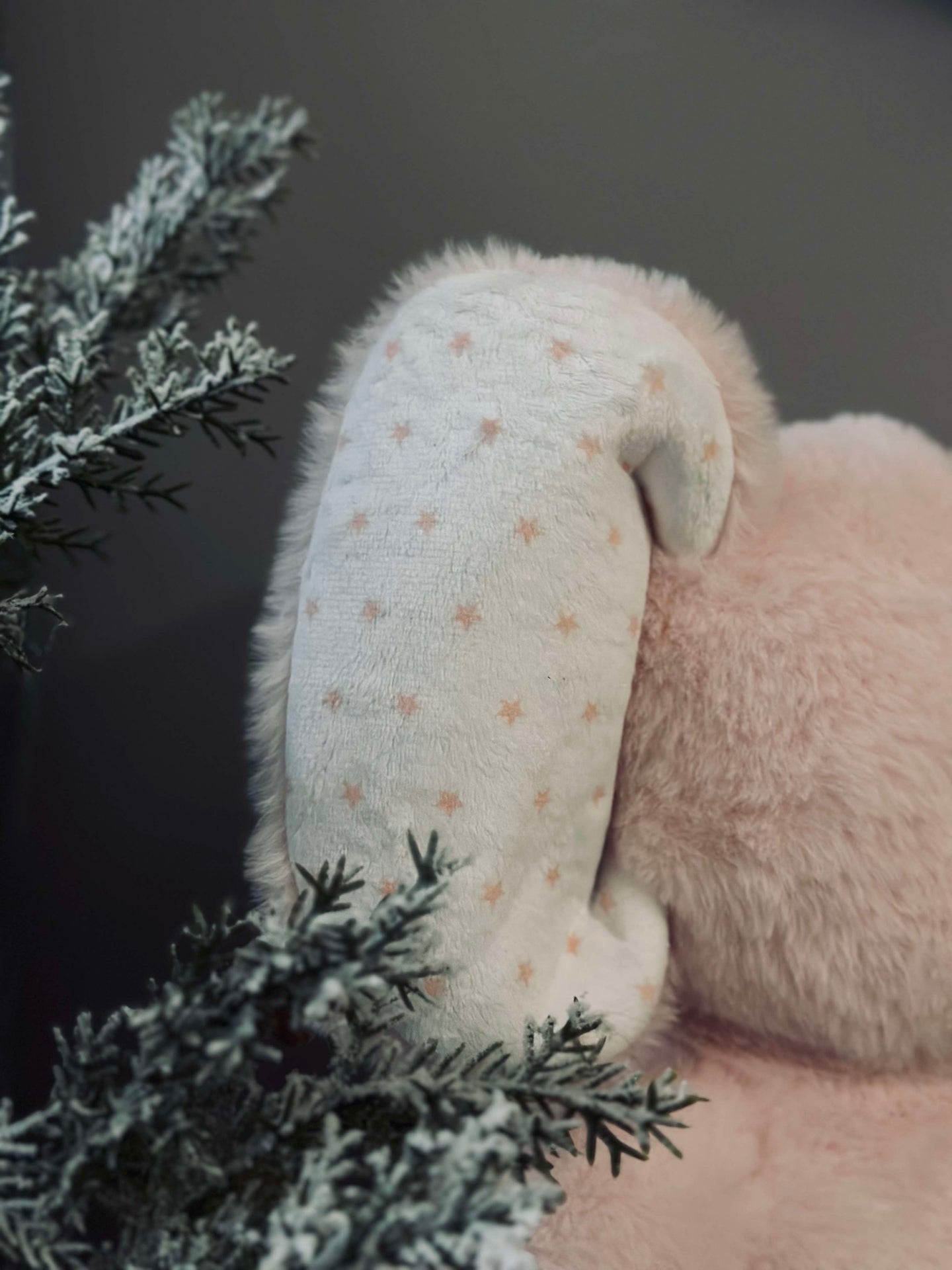 Gosedjurs-elefant 38 cm - Ljusrosa