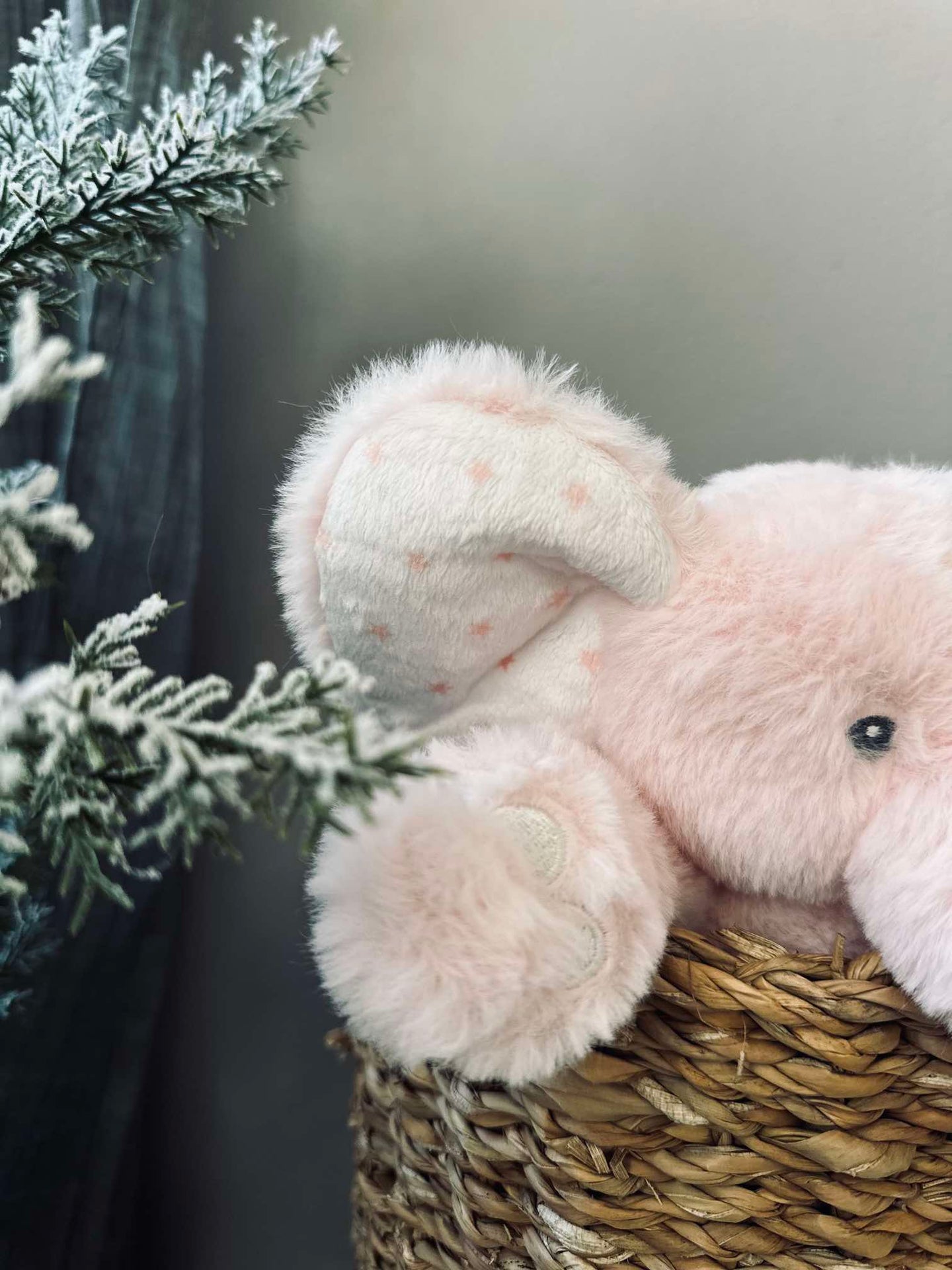 Nalle Elefant 25 cm - Ljusrosa