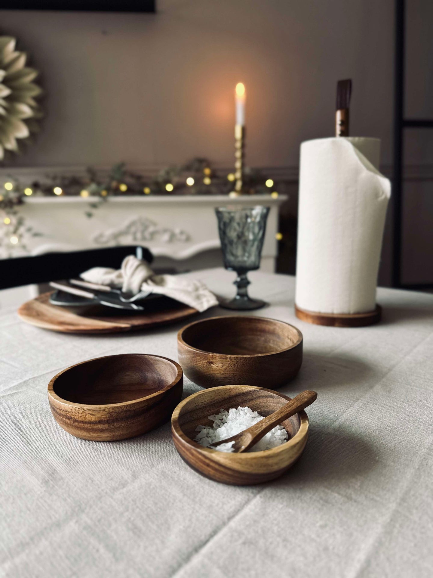 Akacia Skålar - Set om 3 st.