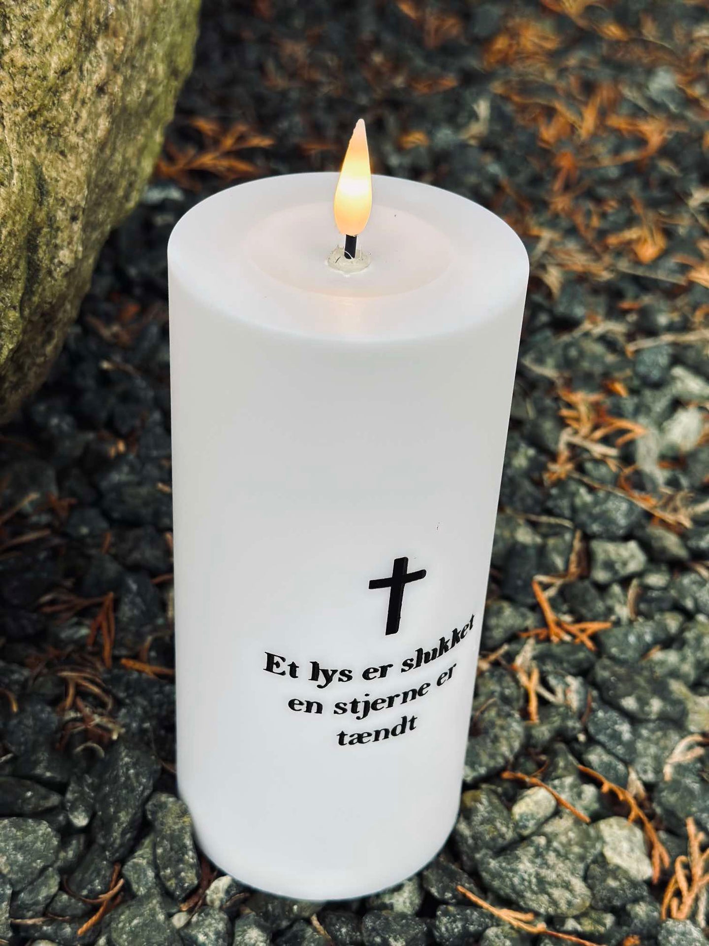 LED Gravlykta - Kors