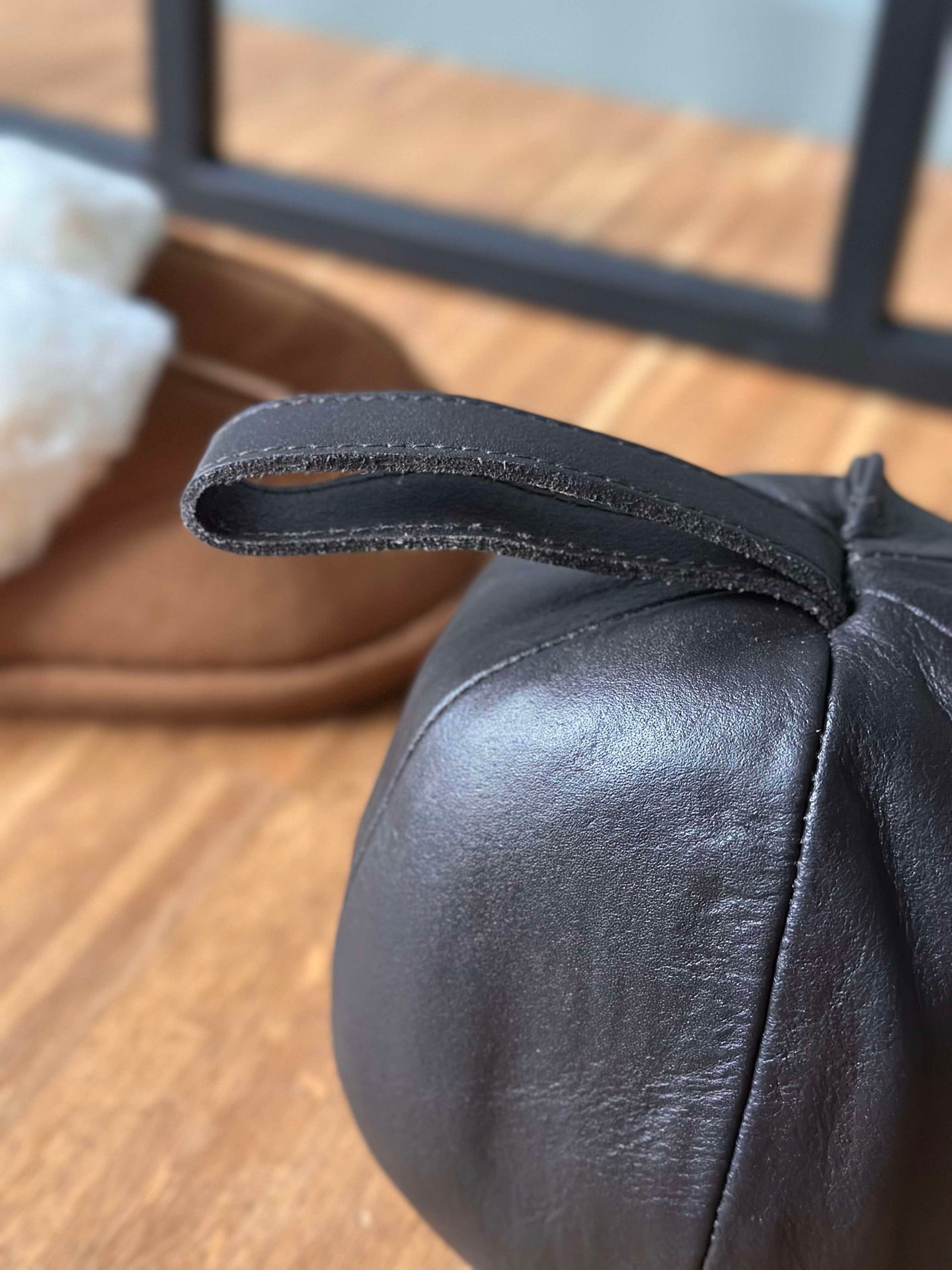 Dörrstoppare läder - Brun