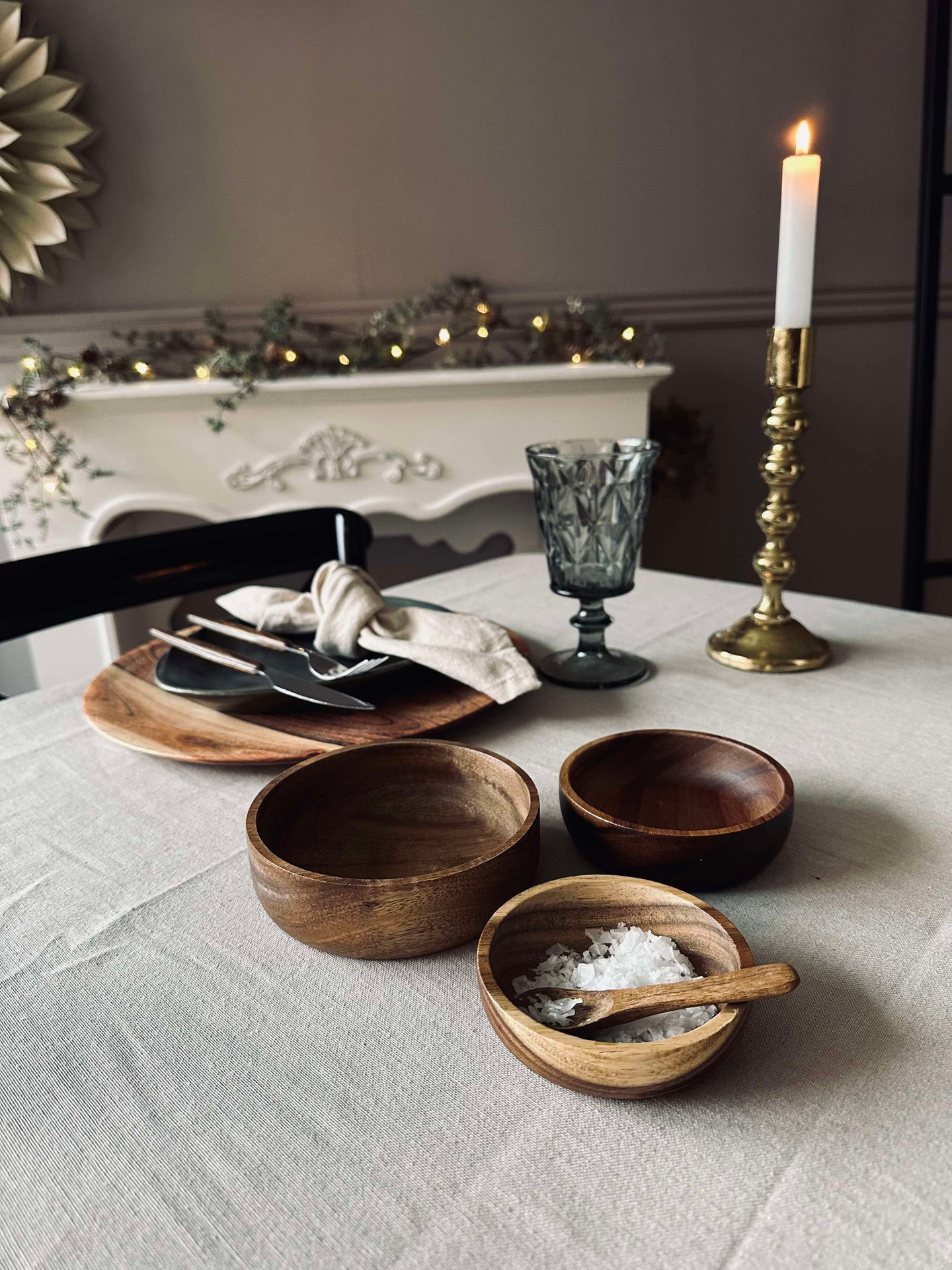 Akacia Skålar - Set om 3 st.