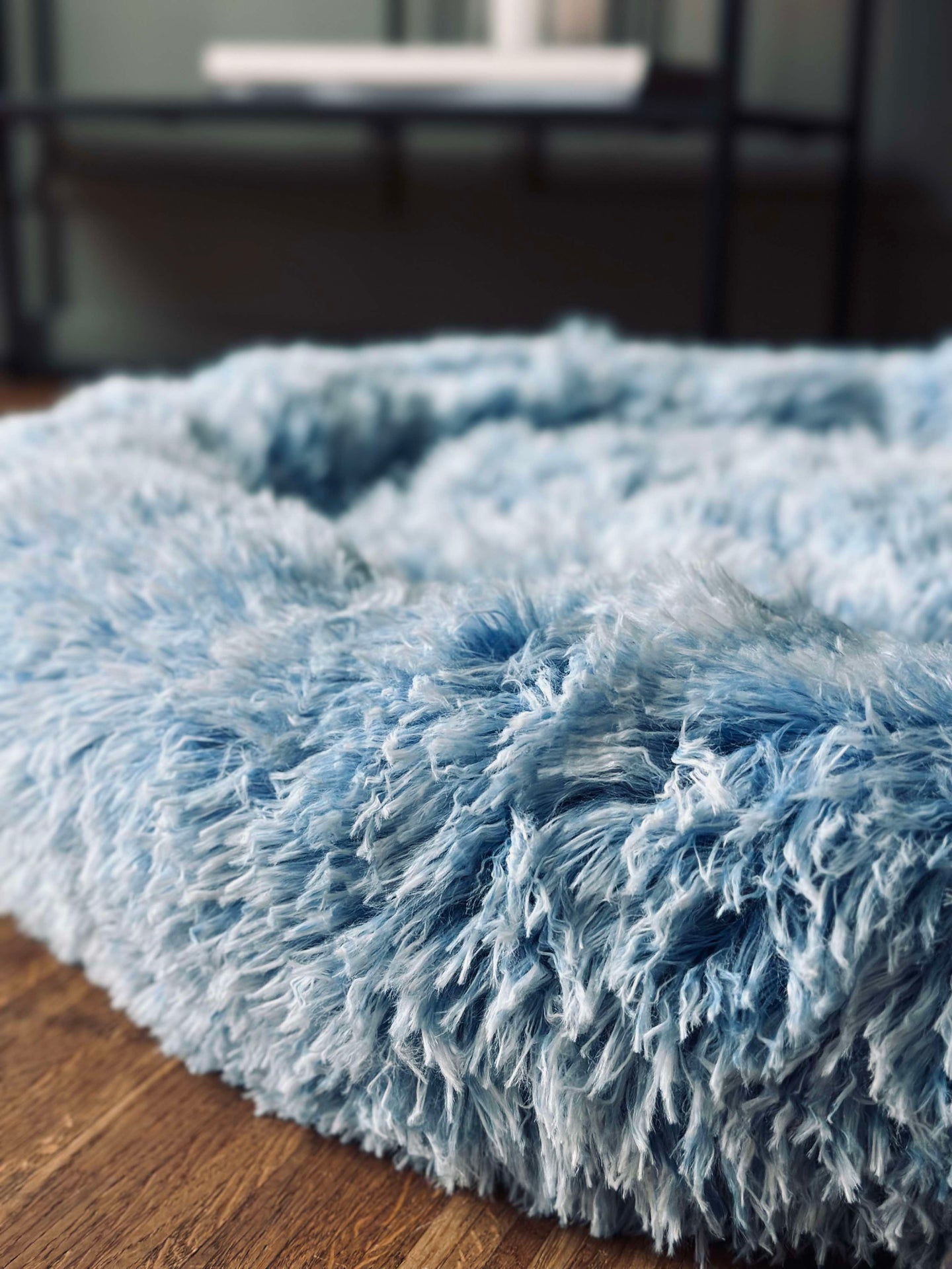 Hundkorg Fluffy - Dia 60 cm Blå