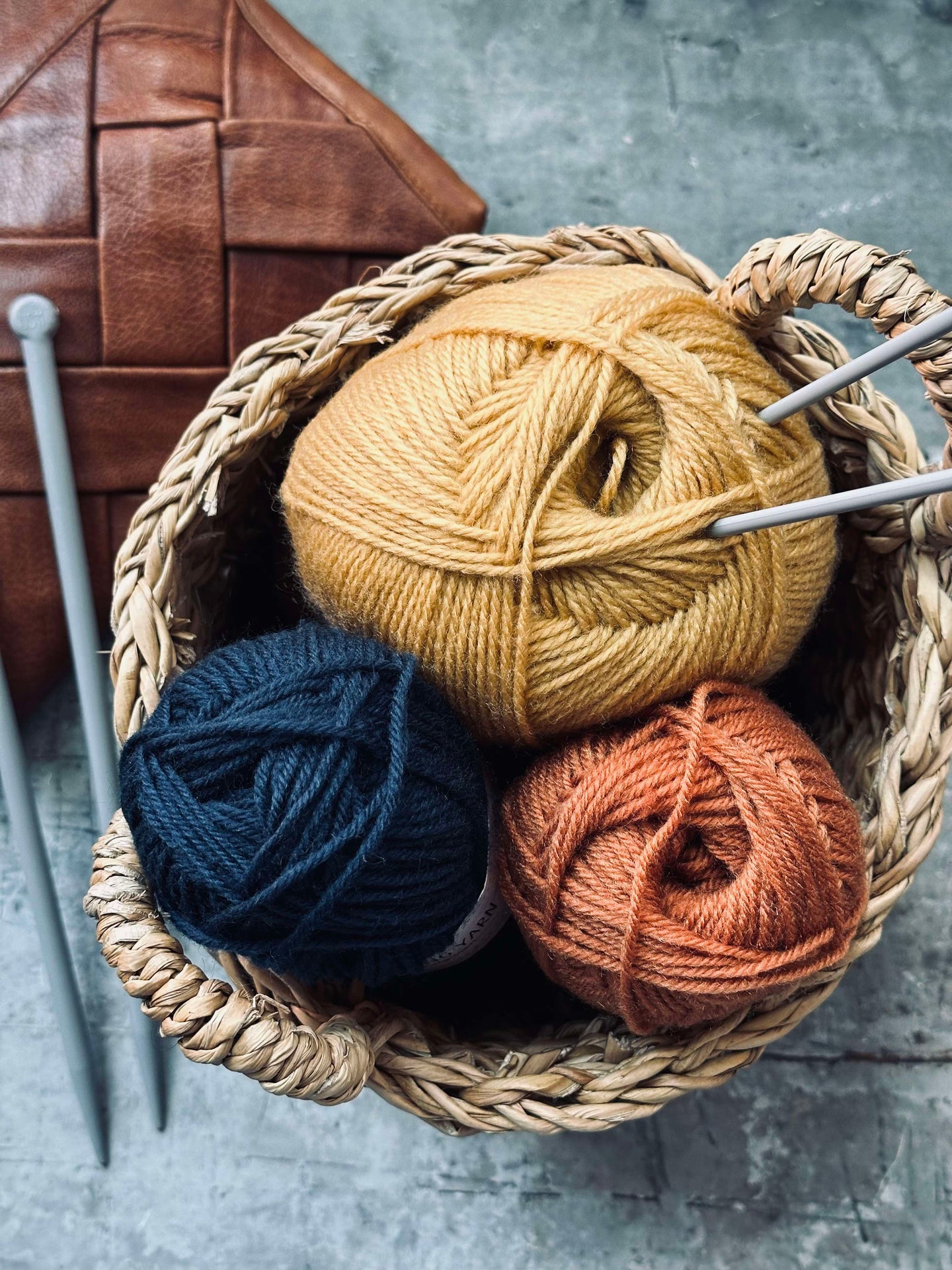 Akrylgarn 200 gram - Gul