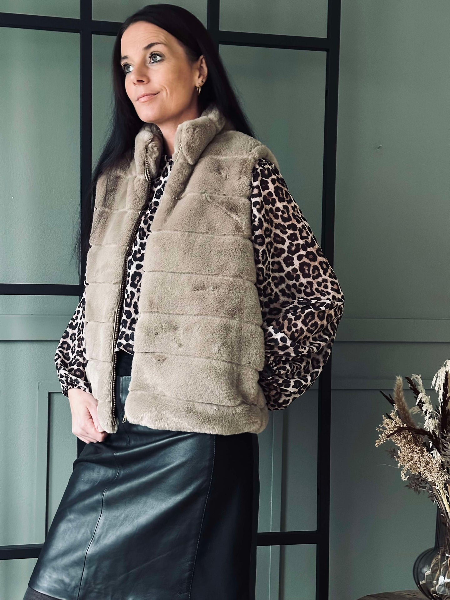 Väst Mindy Ljus beige
