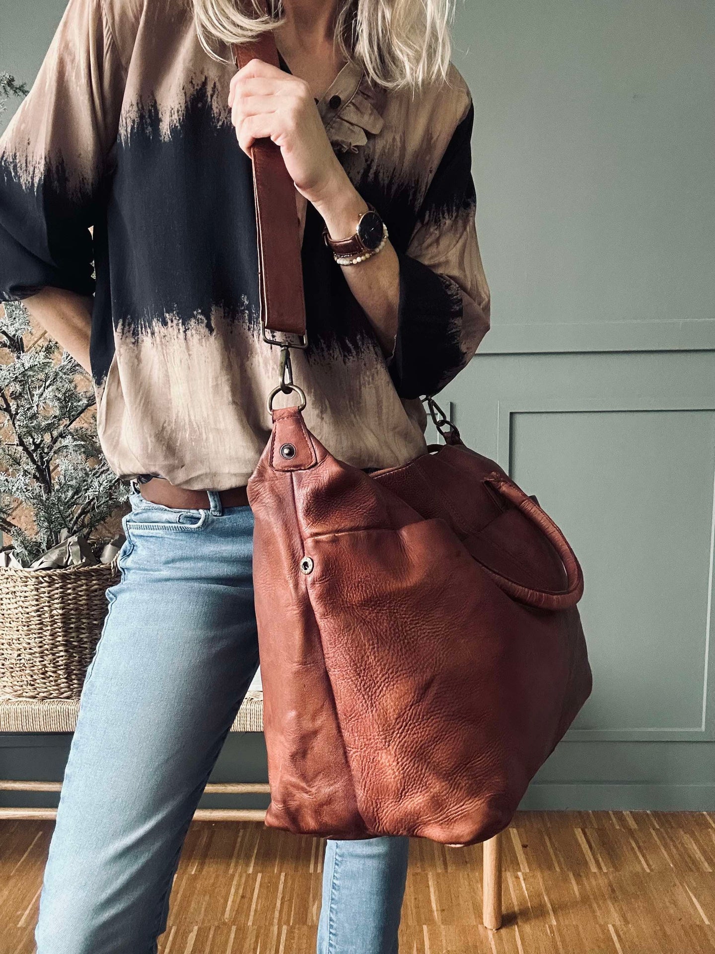 Weekendväska DEXTER Cognac