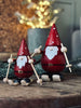 Tomte på skidor - Large