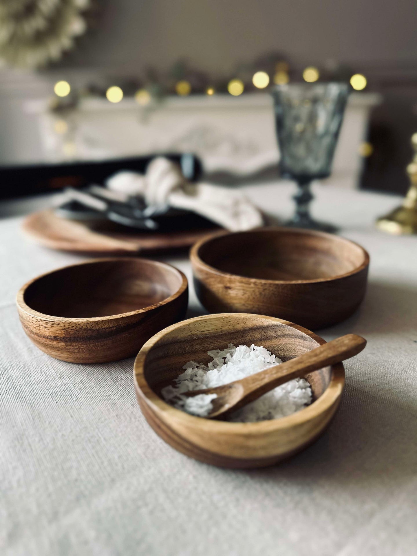 Akacia Skålar - Set om 3 st.