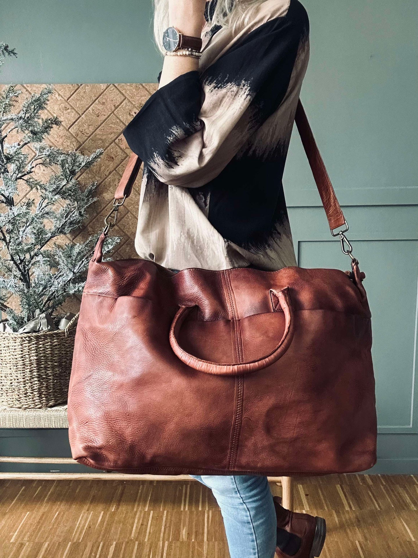 Weekendväska DEXTER Cognac