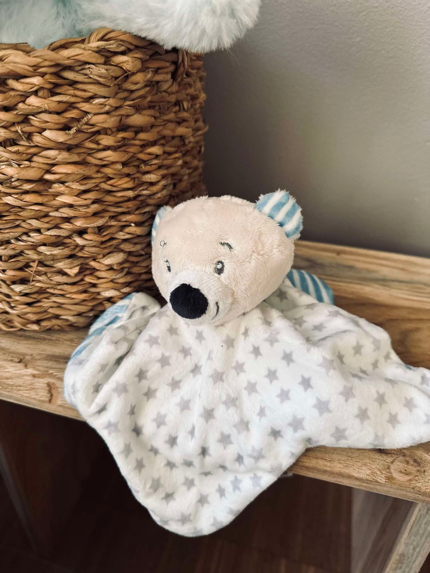 Snuttefilt för baby - Ljusblå