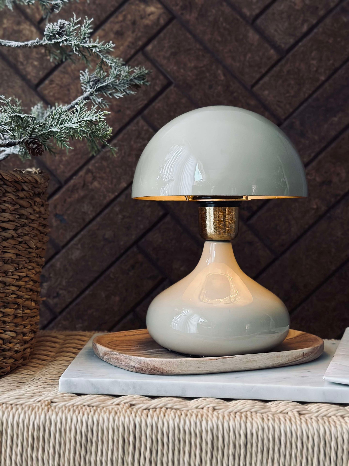 Bordslampa NOYA - Beige