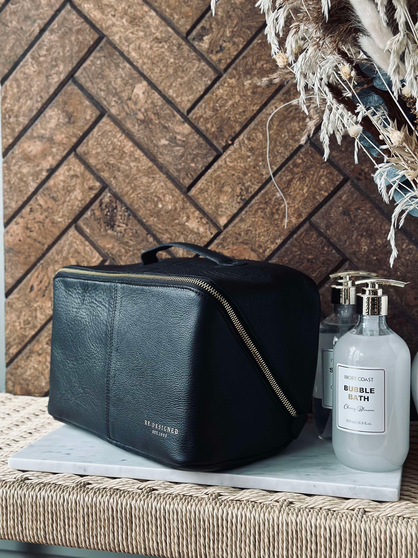 Necessär Halima Svart - Stor