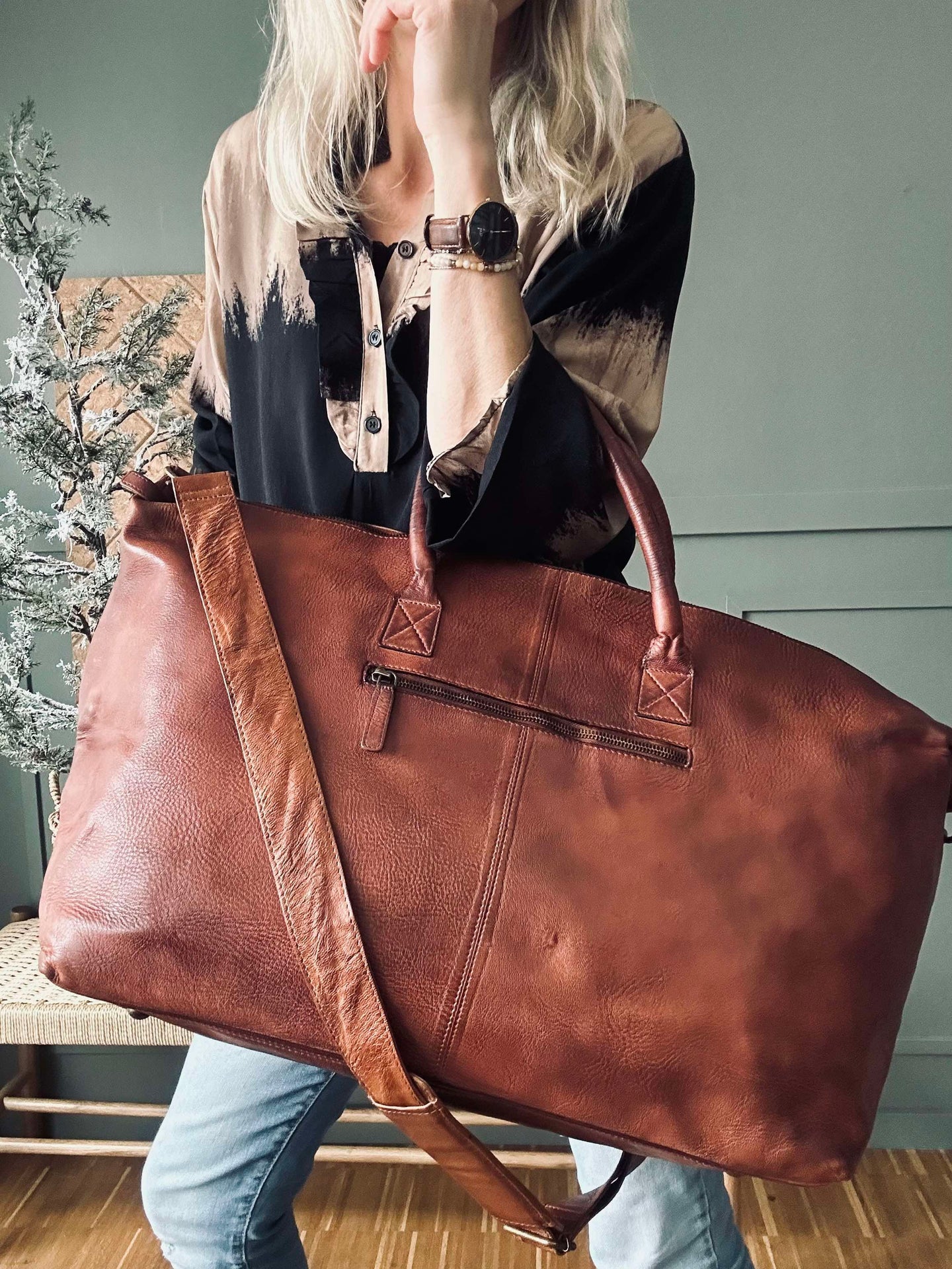 Weekendväska DEXTER Cognac