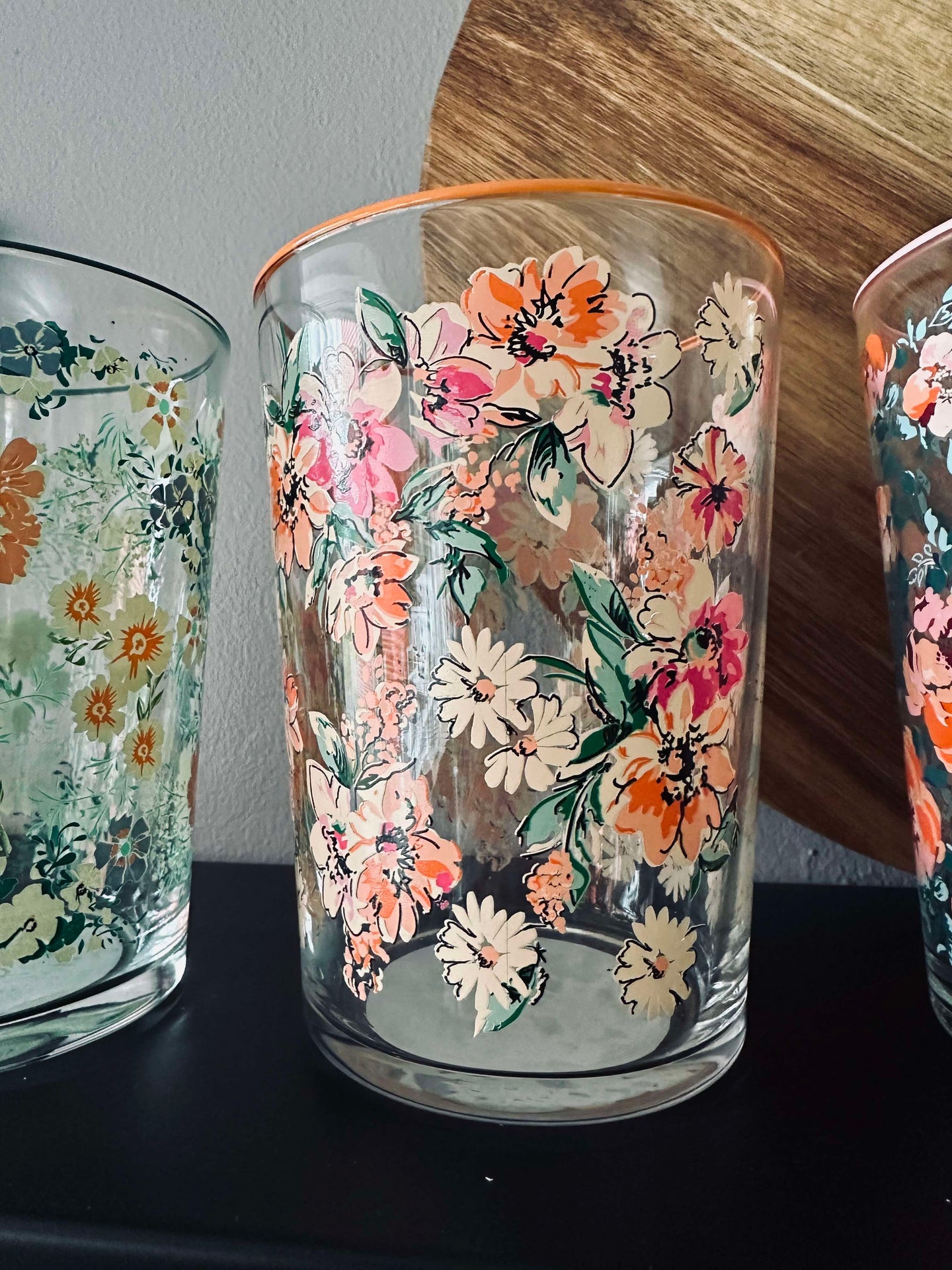Dricksglas Flora - paket med 4 st