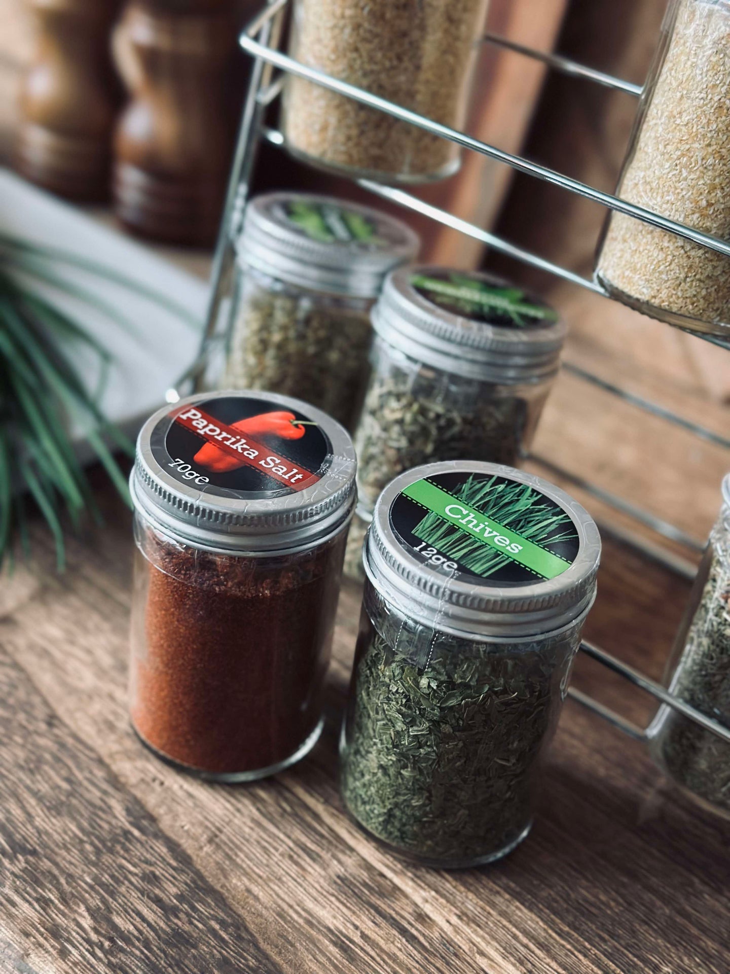 Kryddpaket med 8 varianter - Ställ medföljer