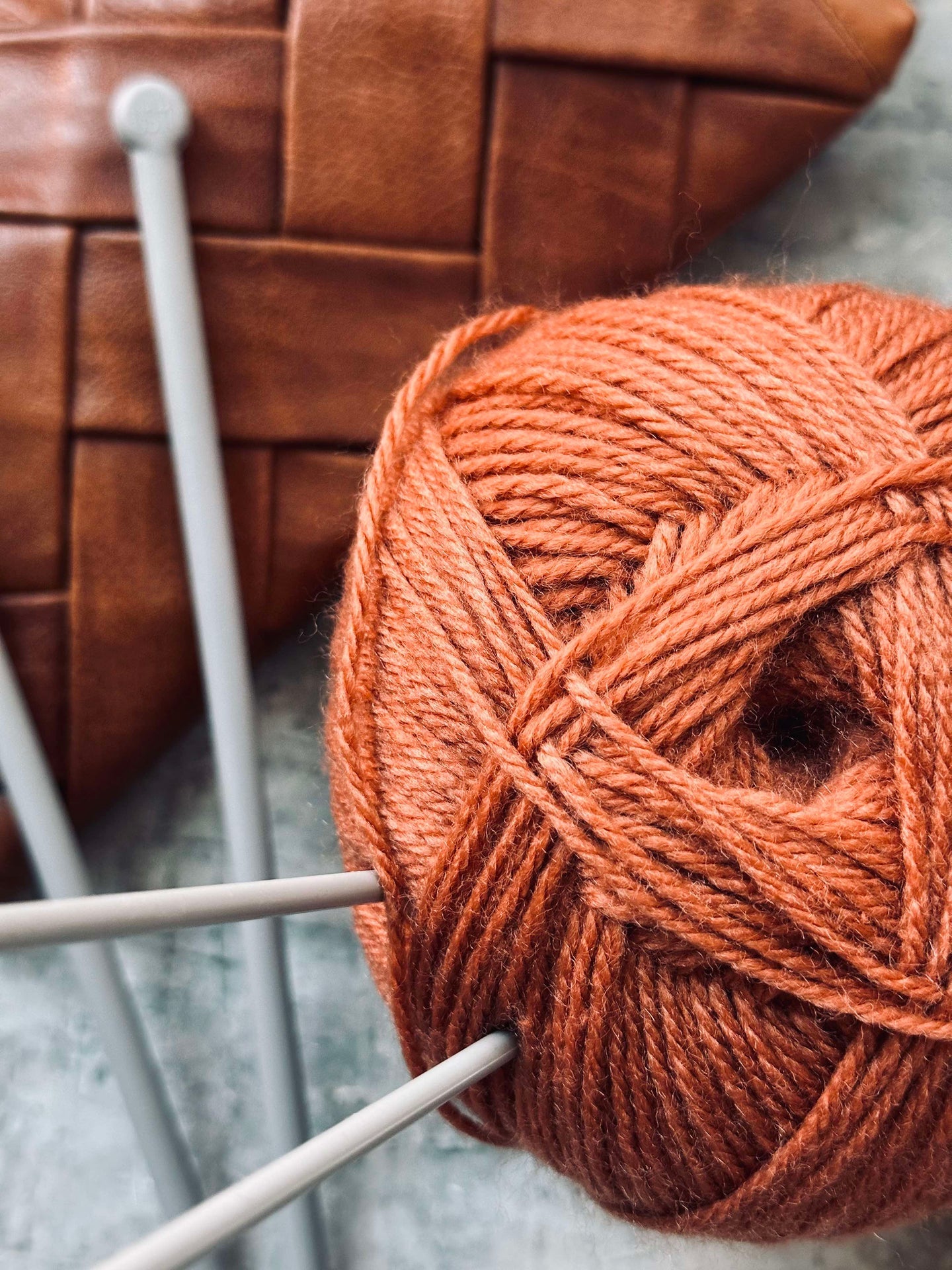 Akrylgarn 200 gram - Paprika