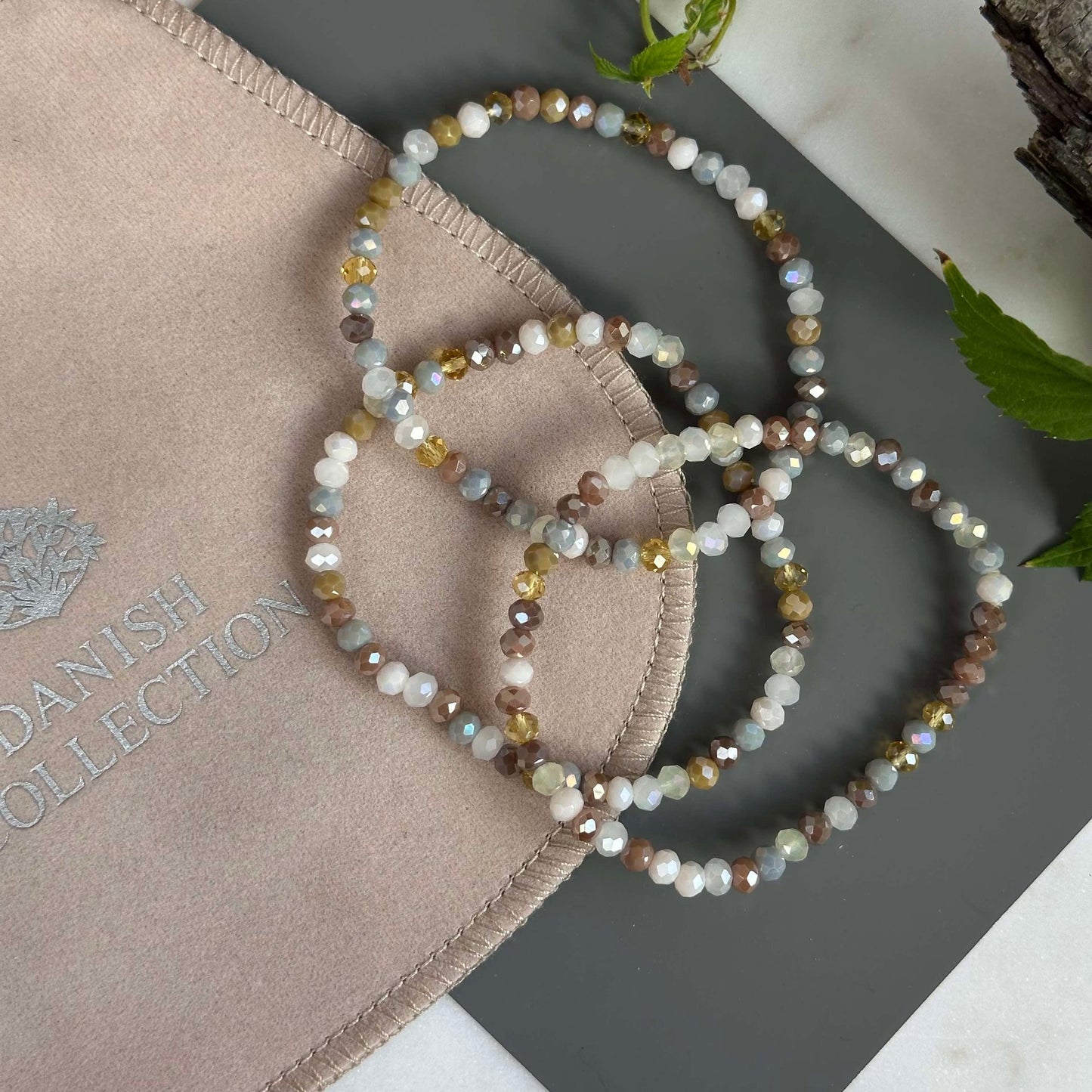 ANNA Nature Armband - Set med 3 st