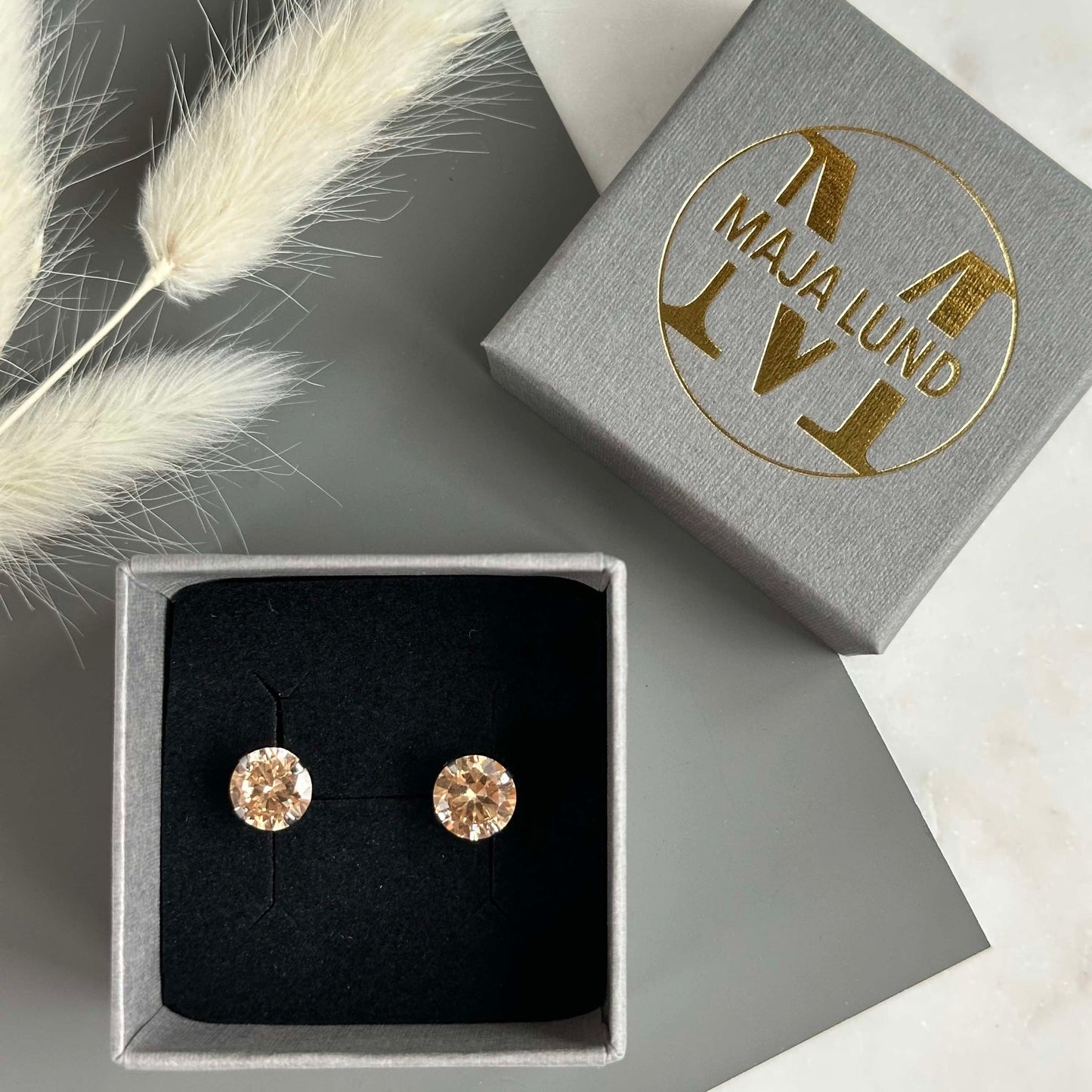 Klassiska CHAMPAGNE Örhängen