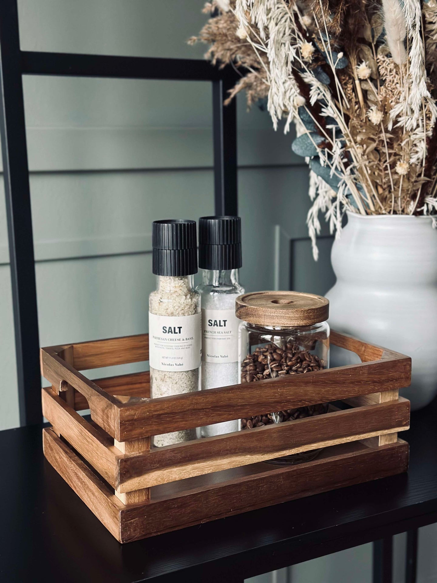 Äppellådor Akacia - Set om 2 st.