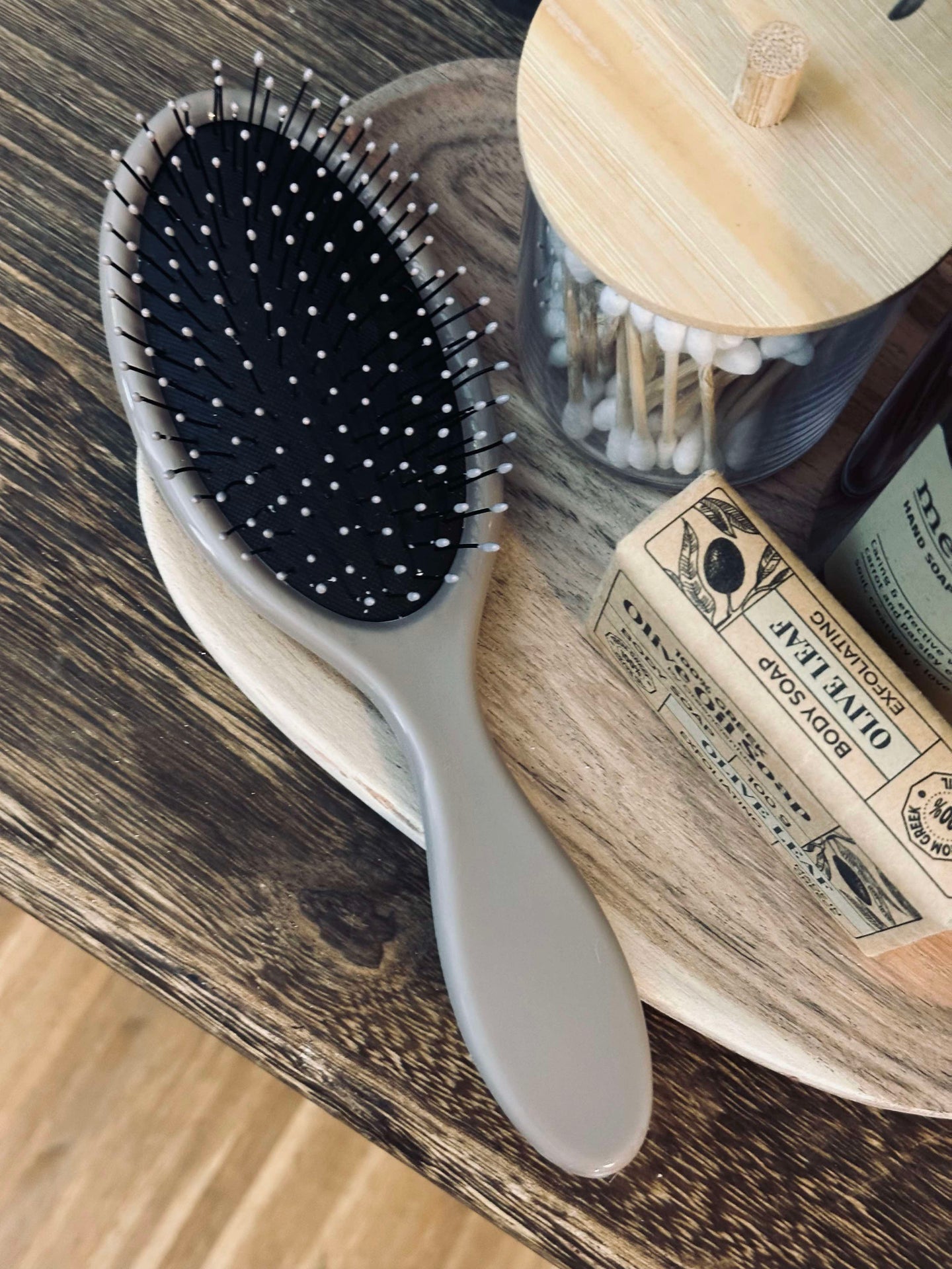 Hårborste Alma Taupe