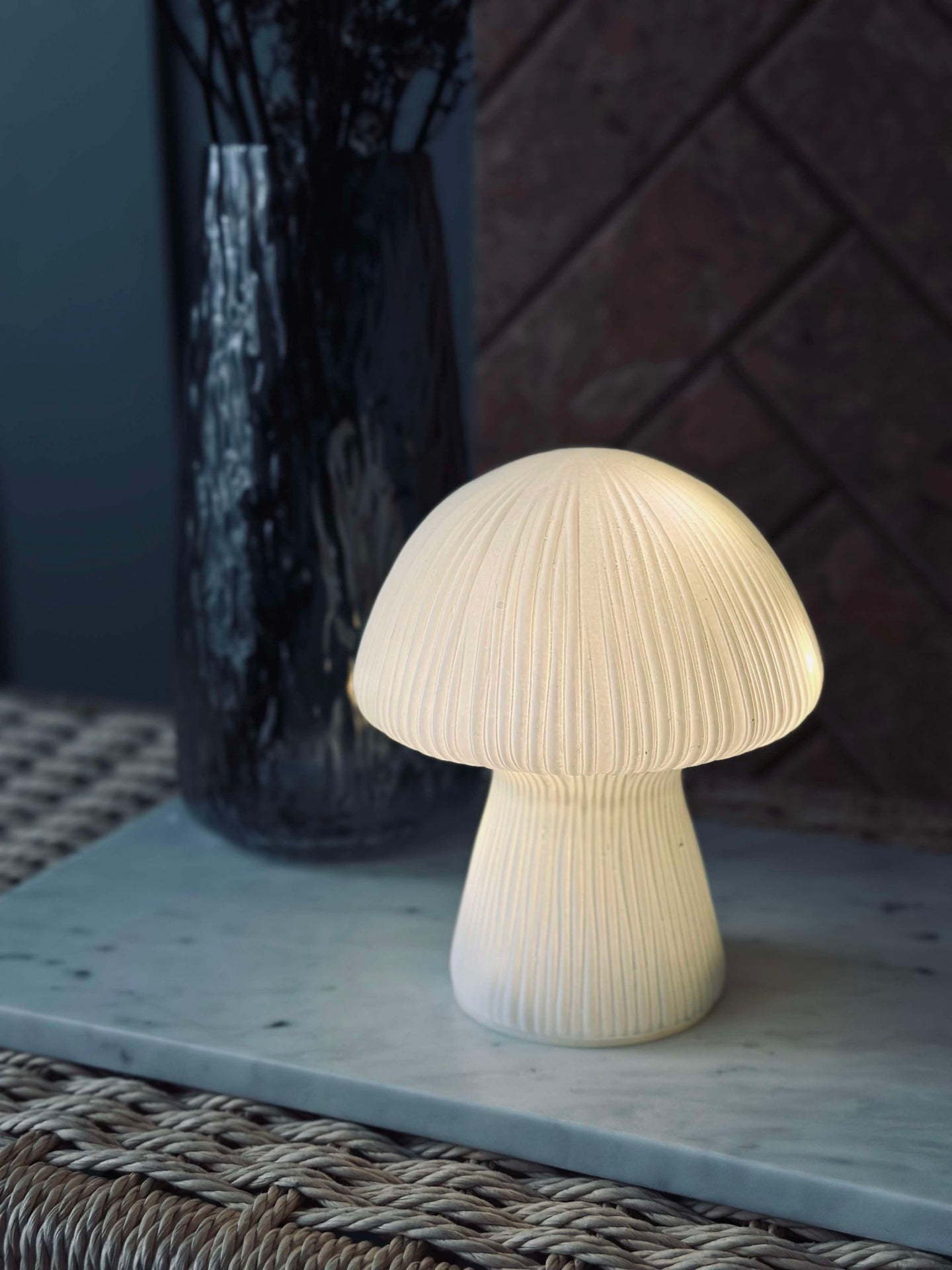 Svamp Astrid - Vit 15 cm