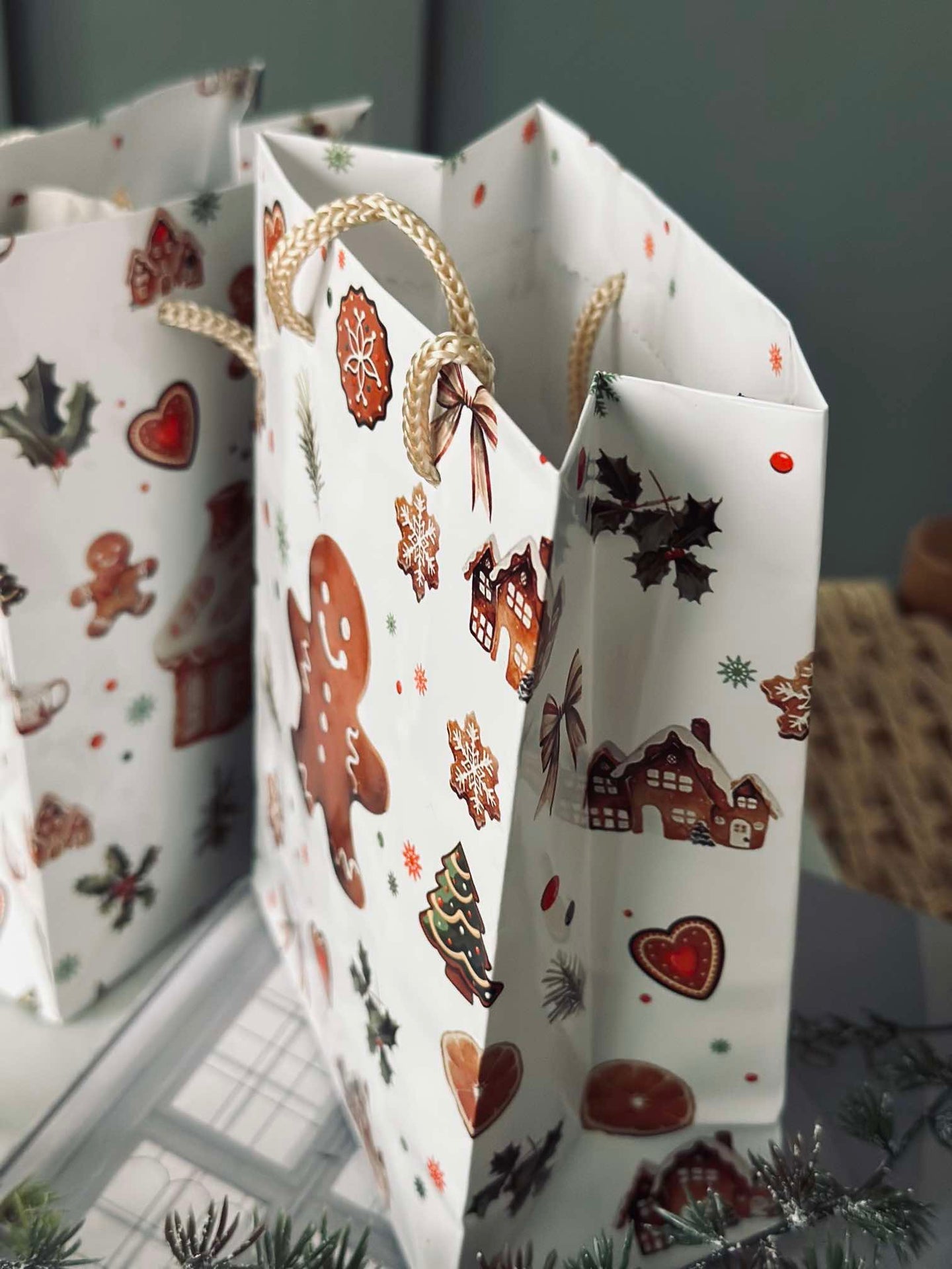 Presentpåse Gingerbread - 1 st