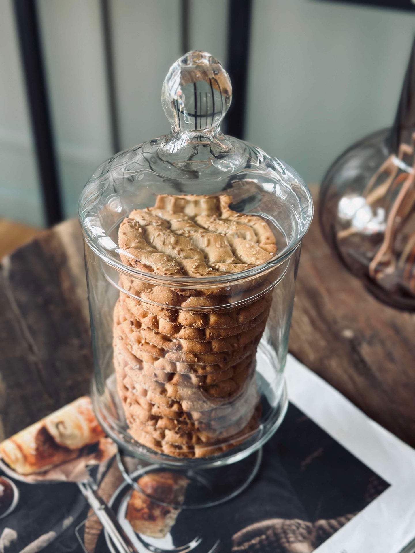 Förvaring med lock - Glas