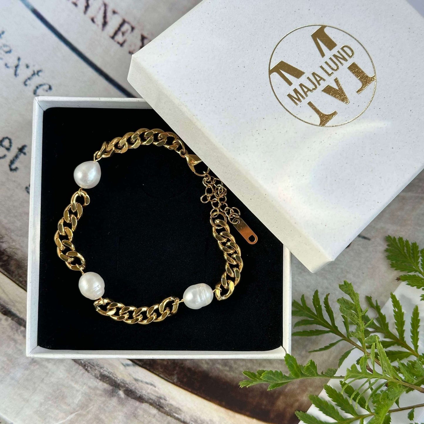 Armband Mary förgyllt - Vattentät