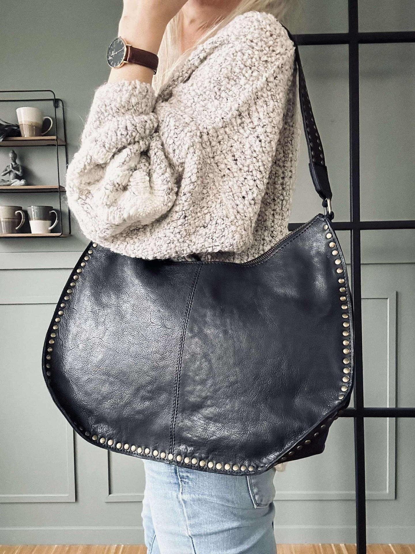 Axelväska Celia Svart