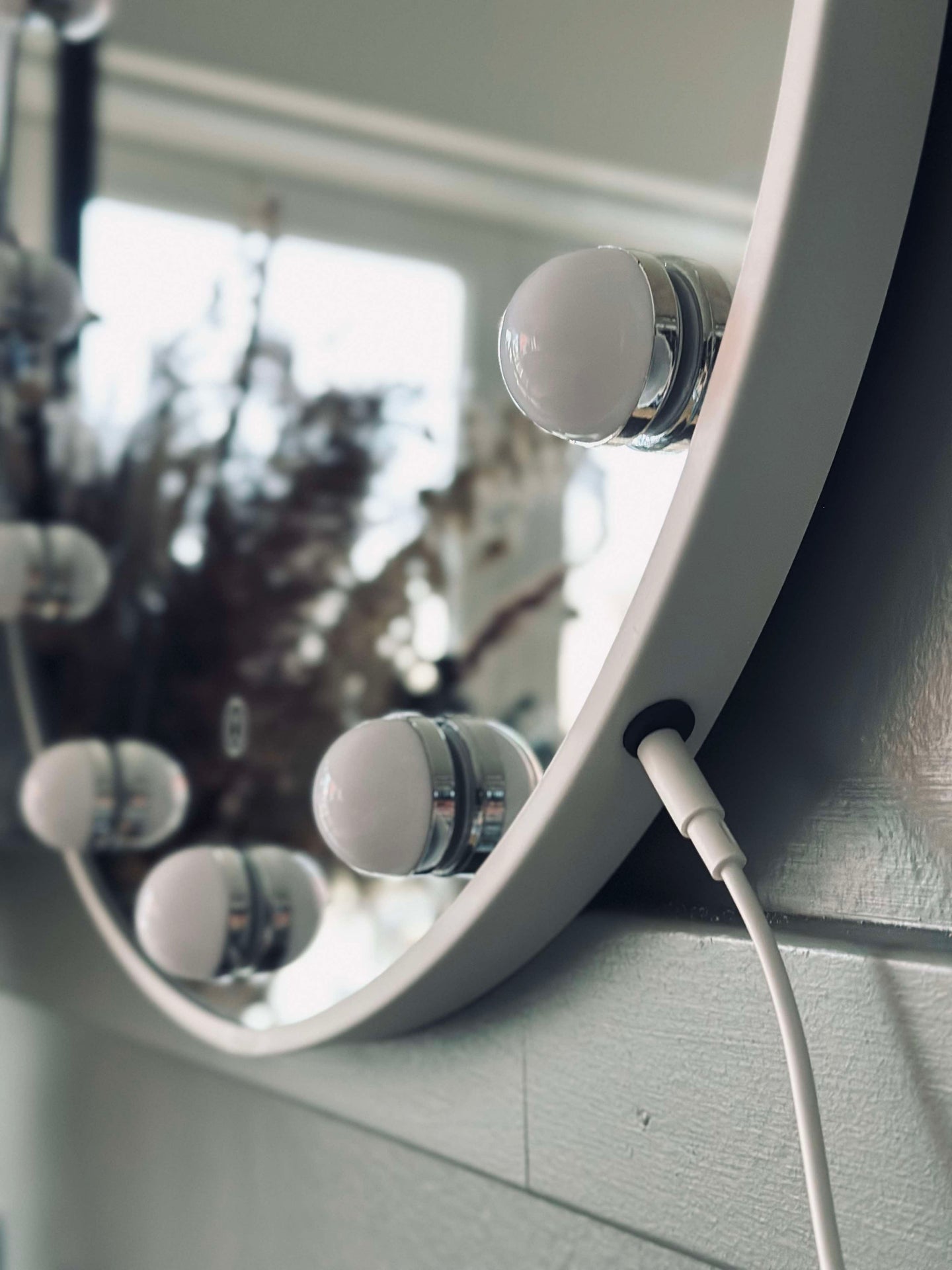 Hollywood Sminkspegel med belysning - Dia 50cm