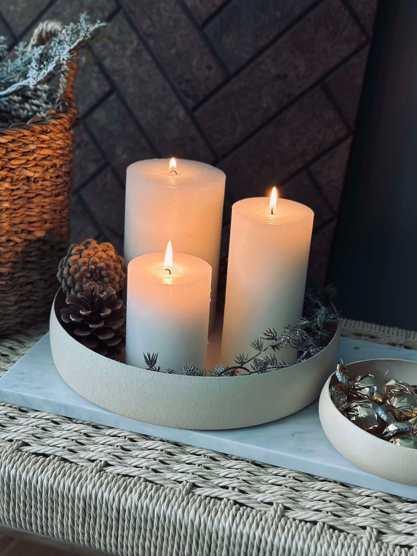 NOYA Serveringsfat 26 cm - Beige