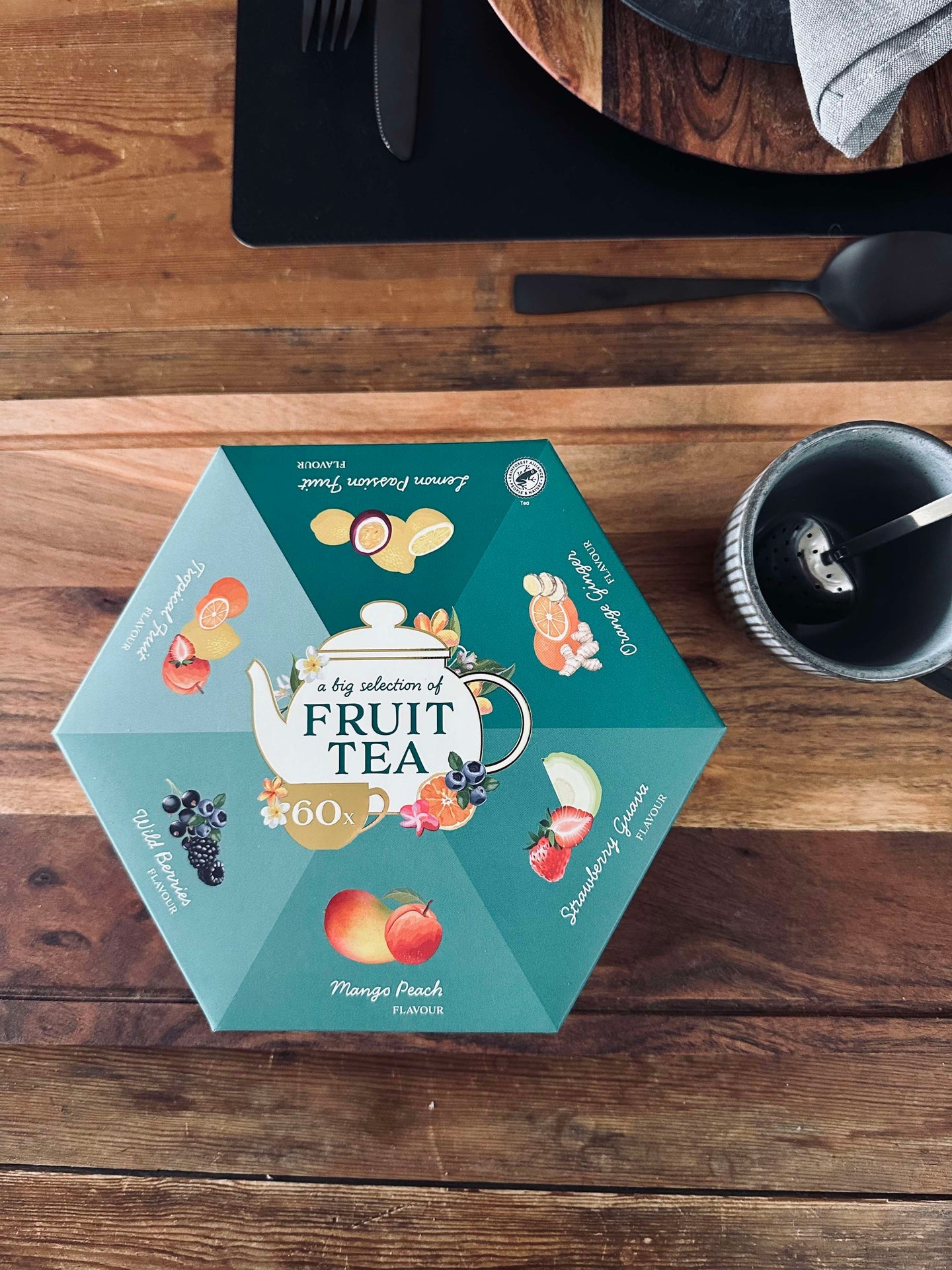 Presentask med fruktte - 60 st