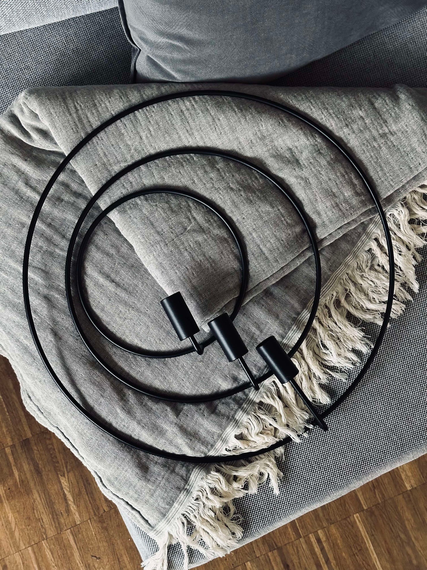 VIAMAJA Cirkelset - Svart - Ø 20-30-44 cm