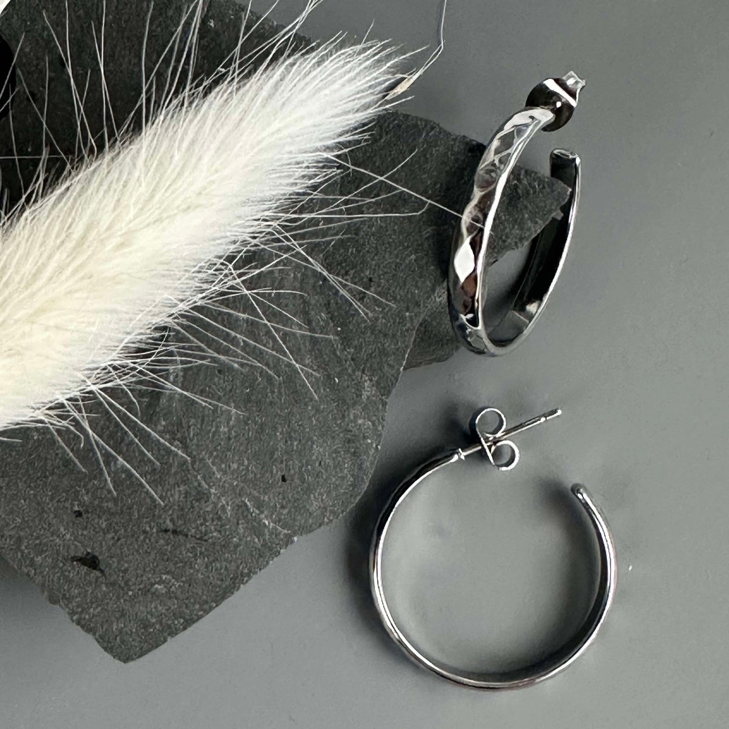 Örhängen Mille silverpläterade