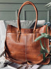 Arbetsväska - Walnut läder
