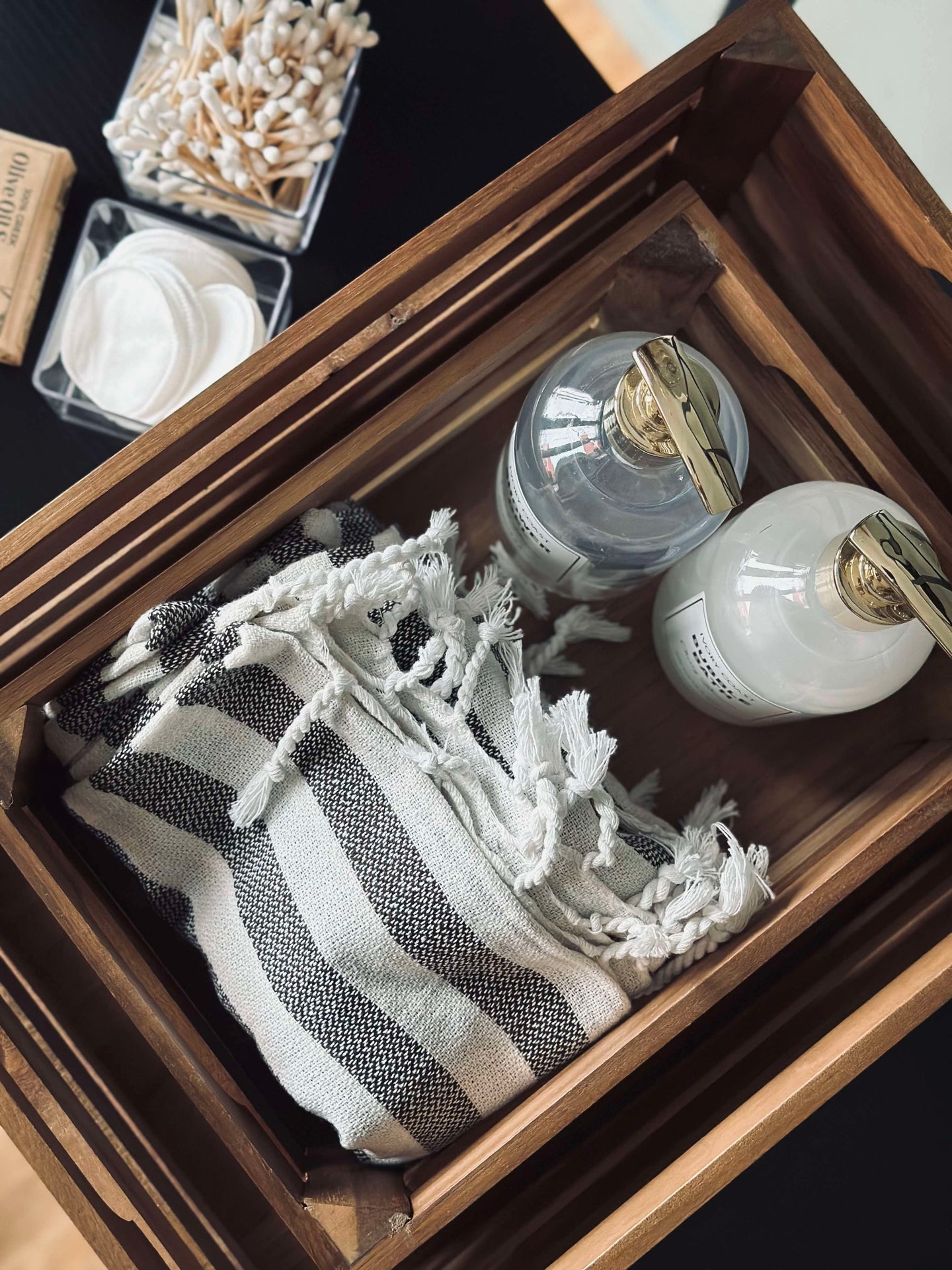 Äppellådor Akacia - Set om 2 st.