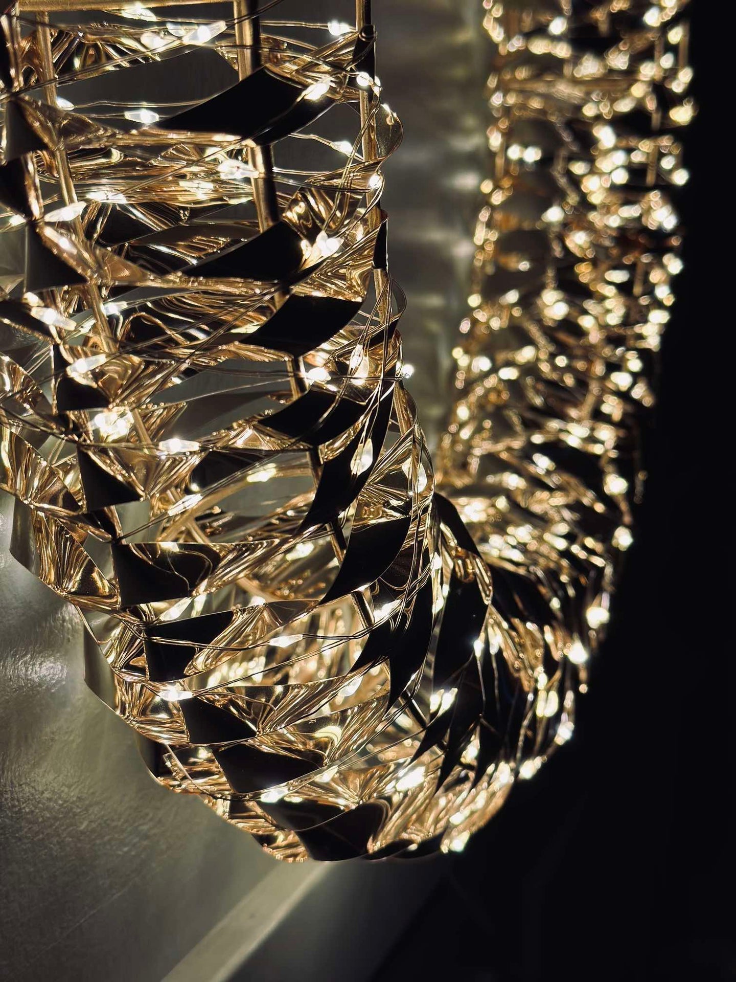 Krans med mikro LED-ljus - 38 cm