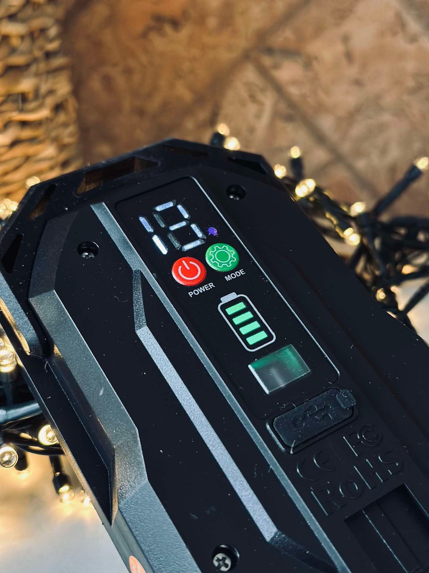 Ljusslinga med solceller och USB - 480 LED-lampor